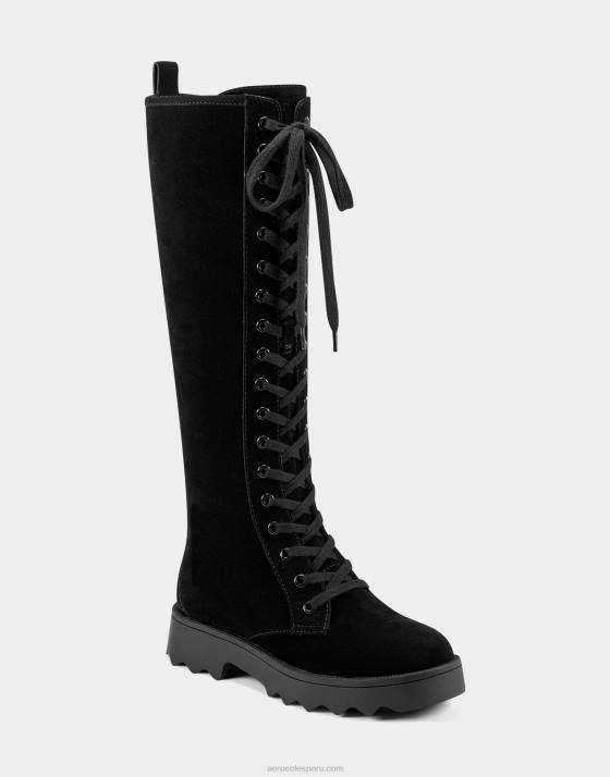 bota alta ante negro Aerosoles F84644 mujer