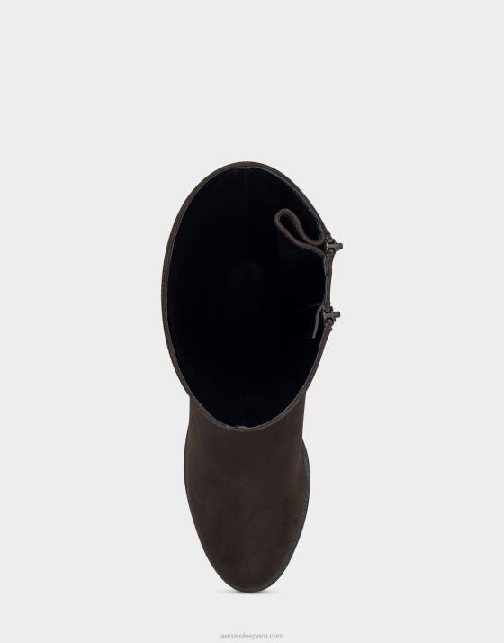 bota alta antelina marrón Aerosoles F846119 mujer