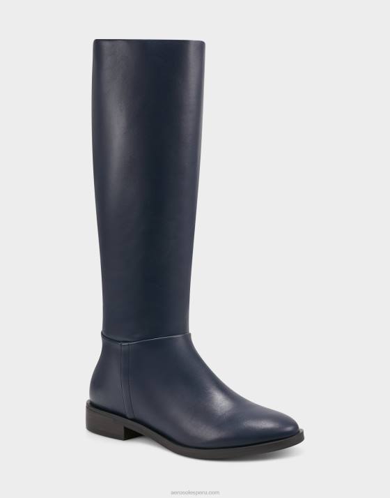 bota alta azul marino Aerosoles F846117 mujer