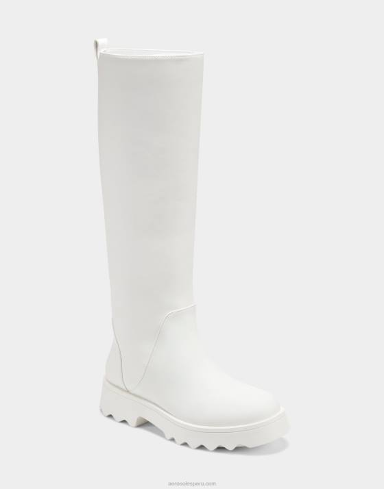 bota alta blanca Aerosoles F84614 mujer