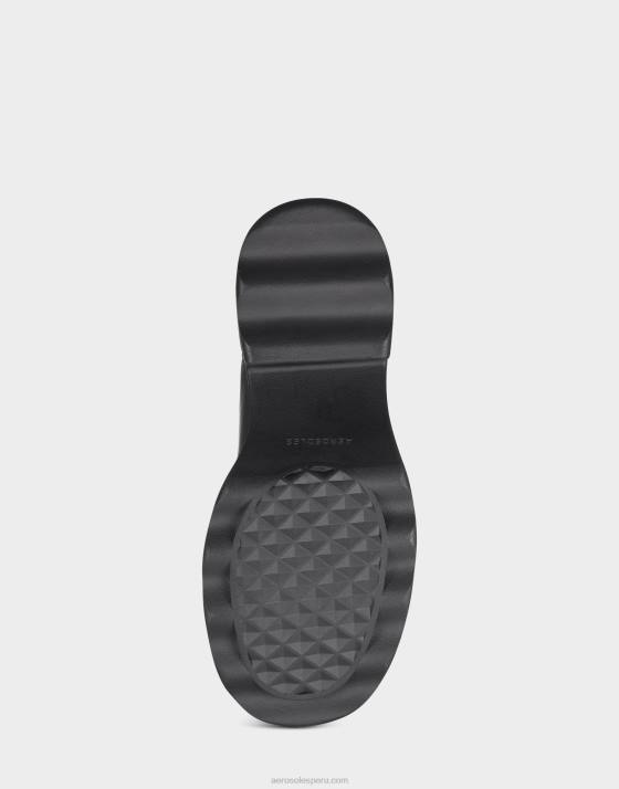 bota alta cuero negro Aerosoles F84635 mujer