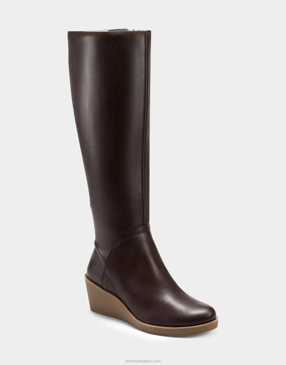 bota alta marron Aerosoles F846134 mujer