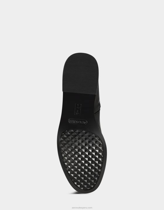 bota alta negra Aerosoles F846137 mujer