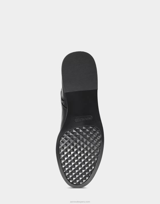 bota alta negra acolchada Aerosoles F846126 mujer