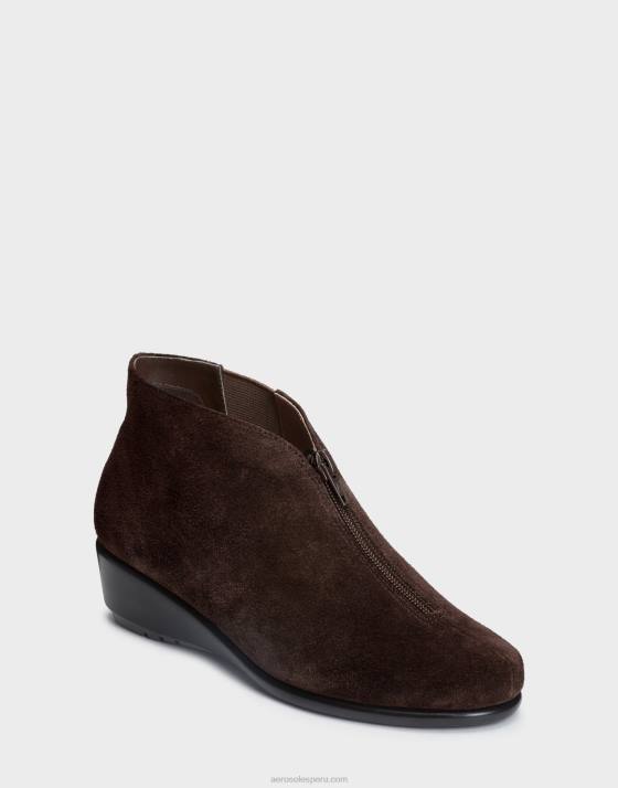 botín ante marrón oscuro Aerosoles F846112 mujer