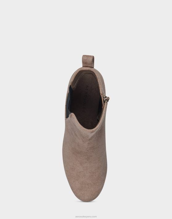 botín antelina tostado Aerosoles F84666 mujer