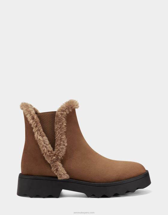 botín antelina tostado Aerosoles F8469 mujer