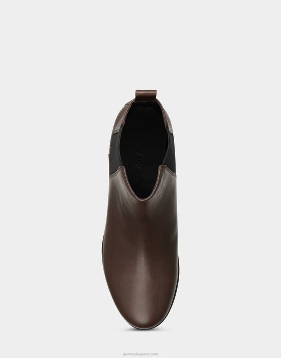 botín cuero marrón Aerosoles F84681 mujer