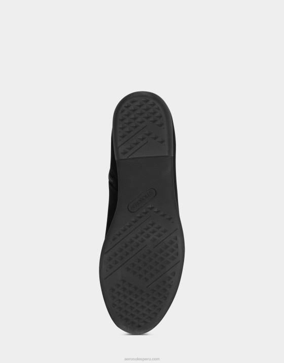 botín de ante negro Aerosoles F84678 mujer