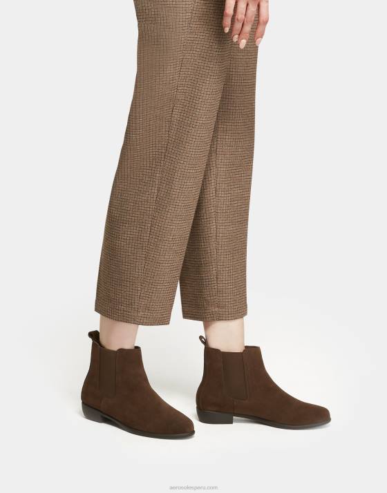 botín de cuero negro Aerosoles F846106 mujer