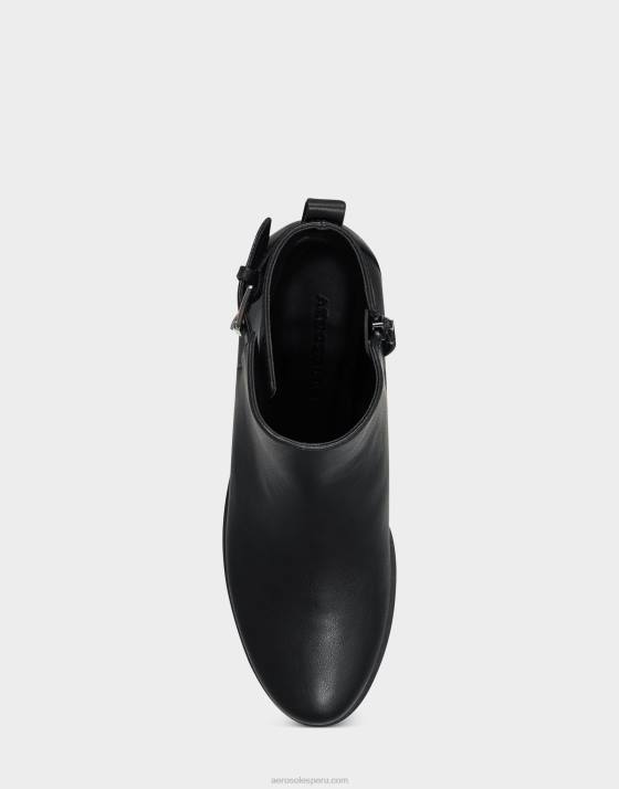 botín de piel sintética negro Aerosoles F84664 mujer