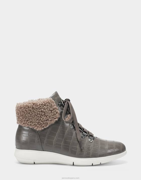 botín gris croco Aerosoles F84689 mujer