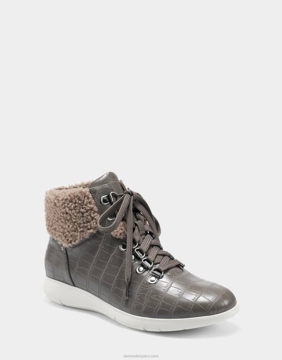 botín gris croco Aerosoles F84689 mujer