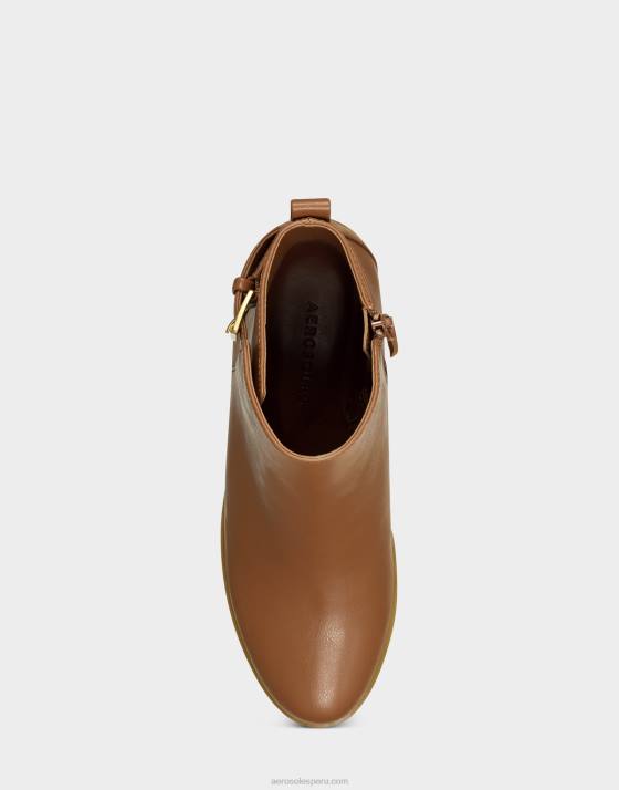 botín piel sintética tostado Aerosoles F84663 mujer