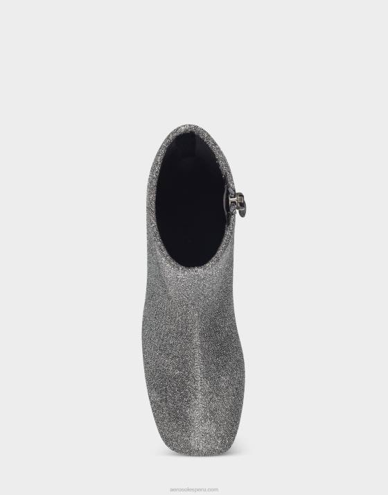 botín plateado metalizado Aerosoles F846371 mujer