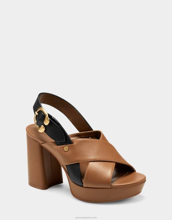 combo sandalia camel Aerosoles F846387 mujer