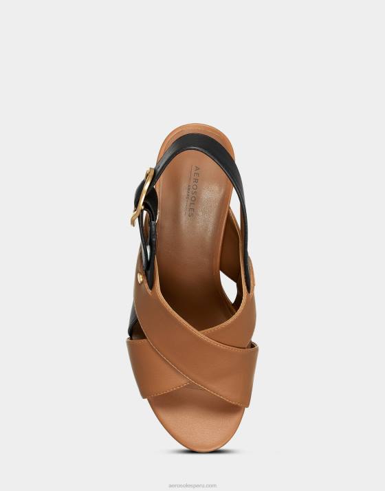 combo sandalia camel Aerosoles F846387 mujer