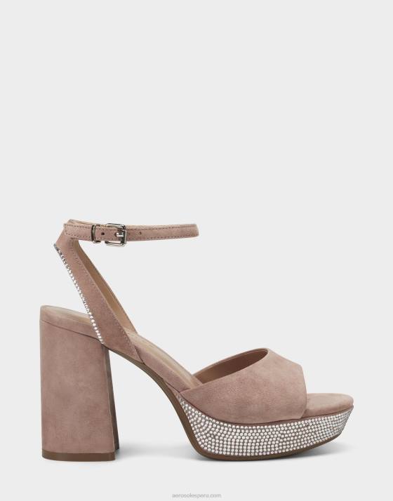 sandalia ante natural Aerosoles F846369 mujer