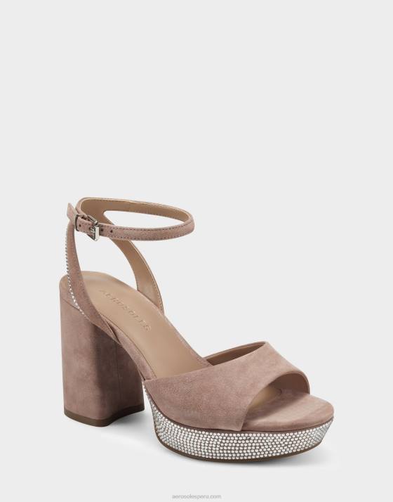 sandalia ante natural Aerosoles F846369 mujer