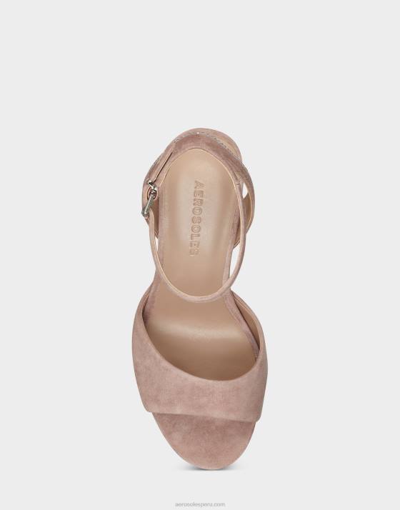 sandalia ante natural Aerosoles F846369 mujer