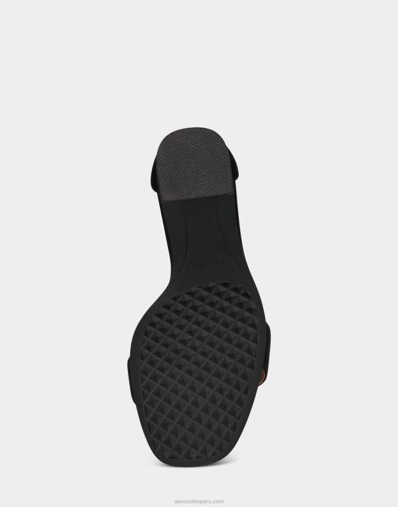 sandalia ante negro Aerosoles F846438 mujer