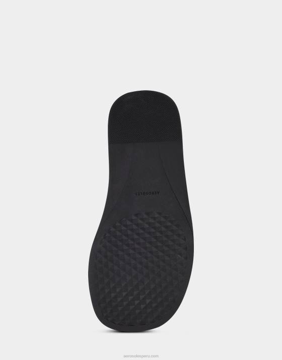 sandalia ante negro Aerosoles F846477 mujer
