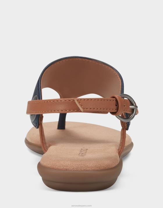 sandalia azul marino Aerosoles F846482 mujer