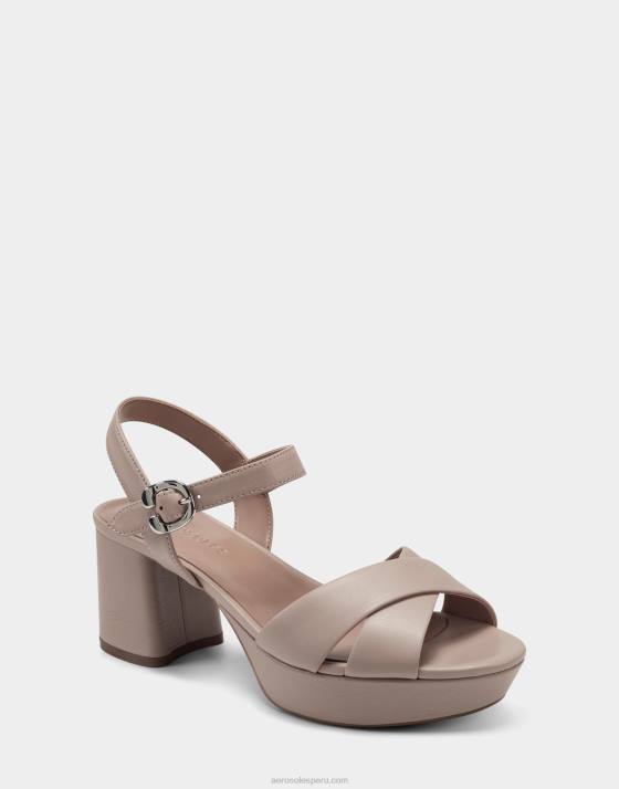 sandalia beige piel Aerosoles F846337 mujer