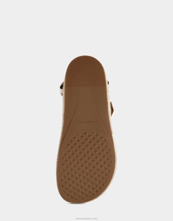 sandalia blanca floral vegana Aerosoles F846406 mujer