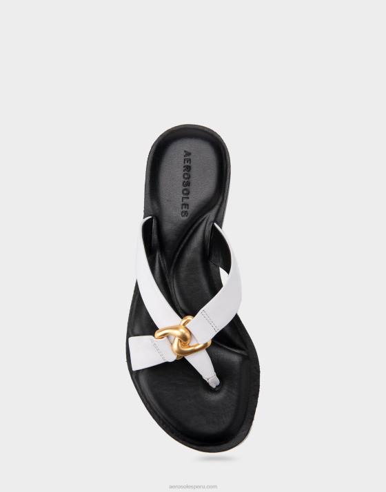 sandalia cáscara de huevo de cuero genuino Aerosoles F846459 mujer