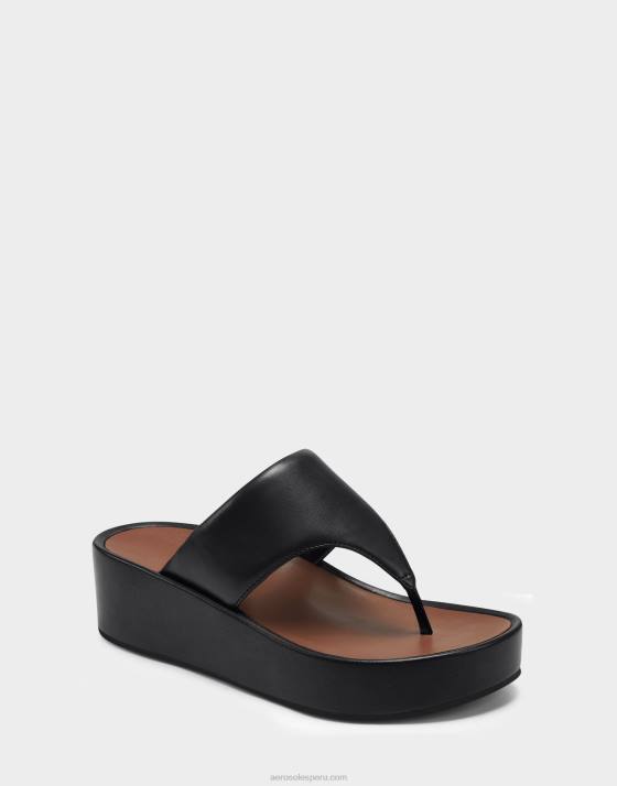 sandalia negro Aerosoles F846290 mujer
