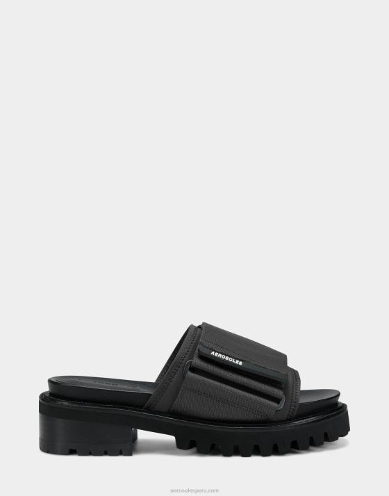 sandalia negro Aerosoles F846294 mujer