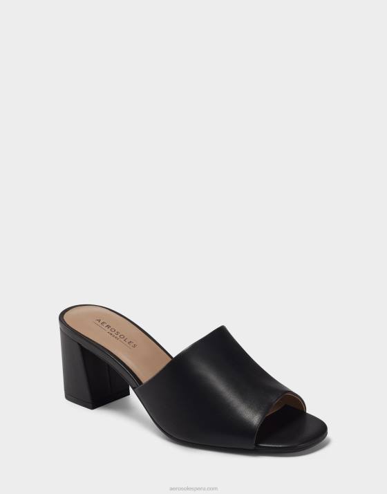 sandalia negro Aerosoles F846422 mujer