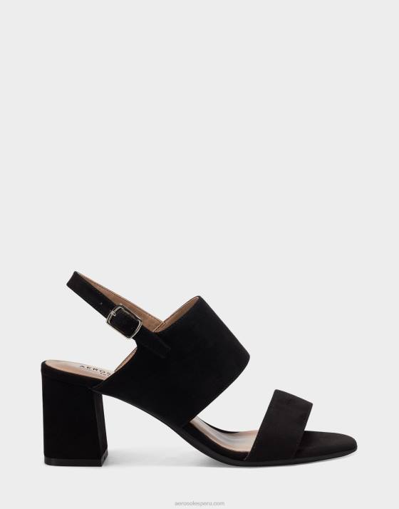 sandalia negro Aerosoles F846427 mujer
