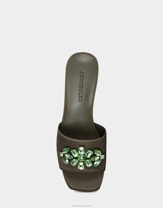 sandalia oliva Aerosoles F846437 mujer