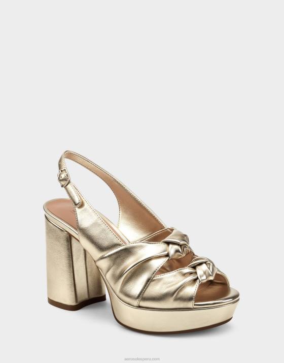 sandalia oro suave Aerosoles F846391 mujer