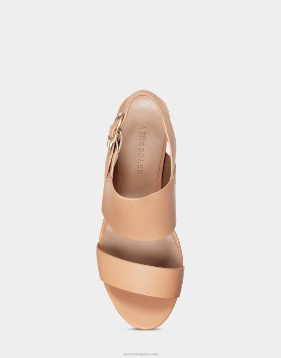 sandalia piel nude Aerosoles F846355 mujer