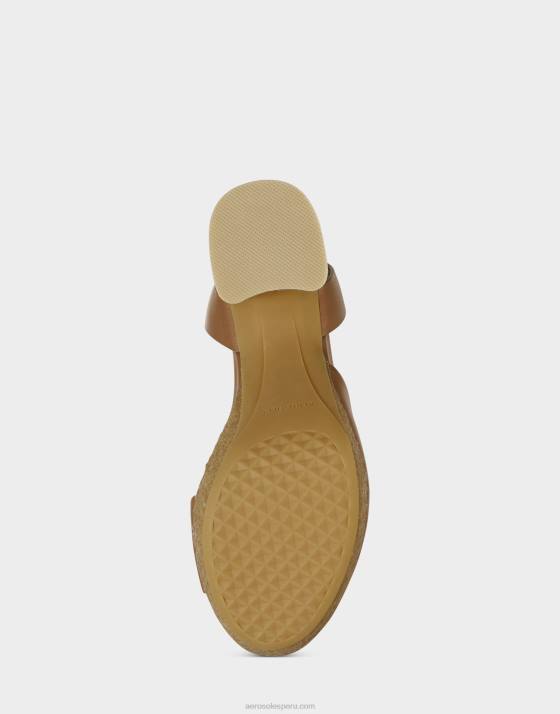 sandalia piel trigo oscuro Aerosoles F846384 mujer