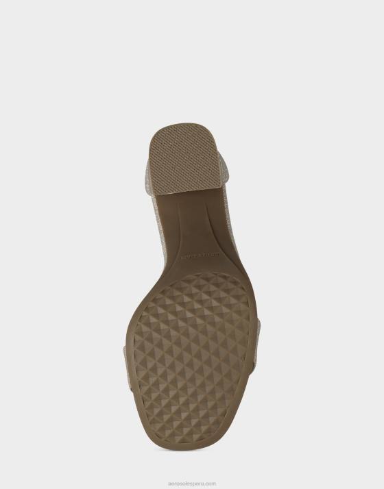 sandalia tela metalizada rosa Aerosoles F846443 mujer