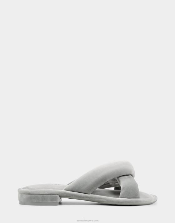sandalia terciopelo gris Aerosoles F846305 mujer