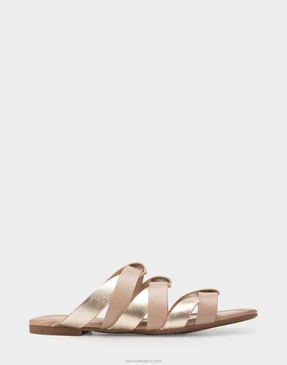 Sandalia plana combinación taupe Aerosoles F846277 mujer