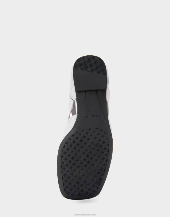 sandalia plana piel blanca Aerosoles F846411 mujer