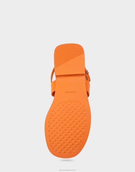 sandalia plana piel mandarina Aerosoles F846456 mujer