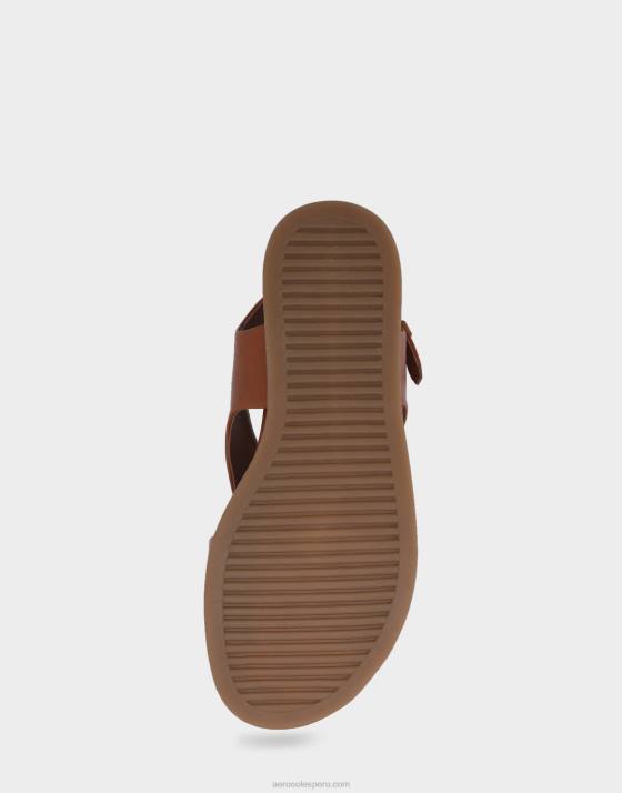 sandalia plana piel sintetica tostado Aerosoles F846470 mujer