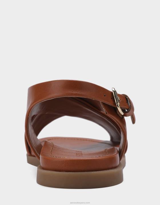 sandalia plana piel sintetica tostado Aerosoles F846470 mujer