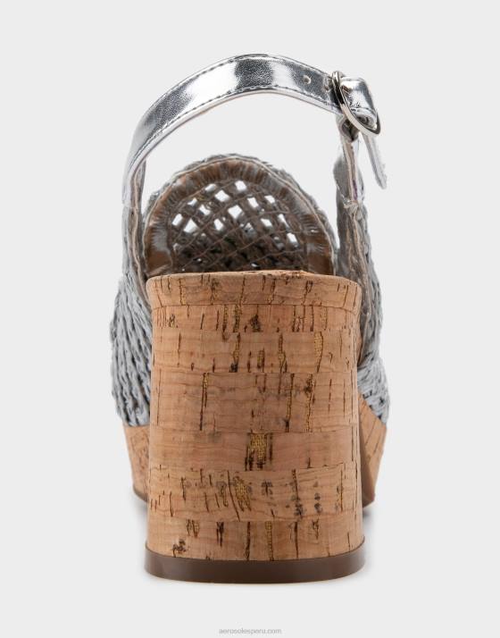 plataforma slingback plata Aerosoles F846365 mujer