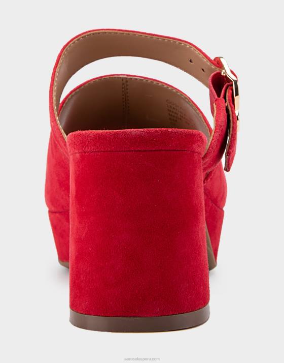 sandalia plataforma ante rojo Aerosoles F846345 mujer