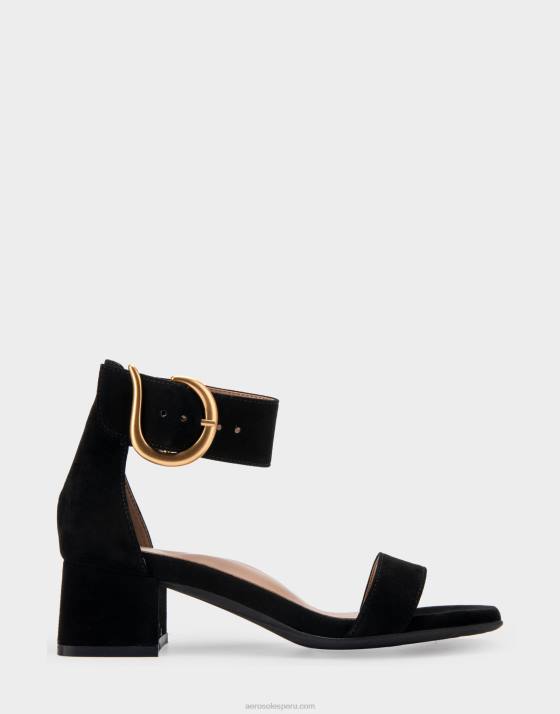 sandalia tacón ante negro Aerosoles F846414 mujer