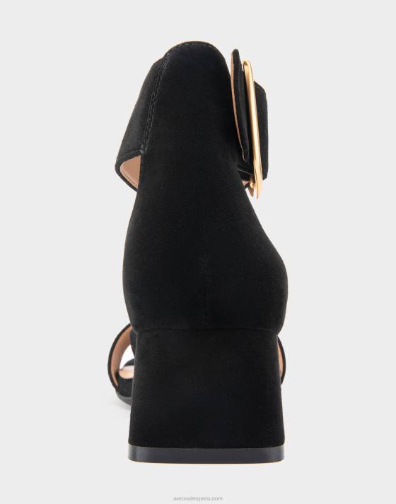 sandalia tacón ante negro Aerosoles F846414 mujer