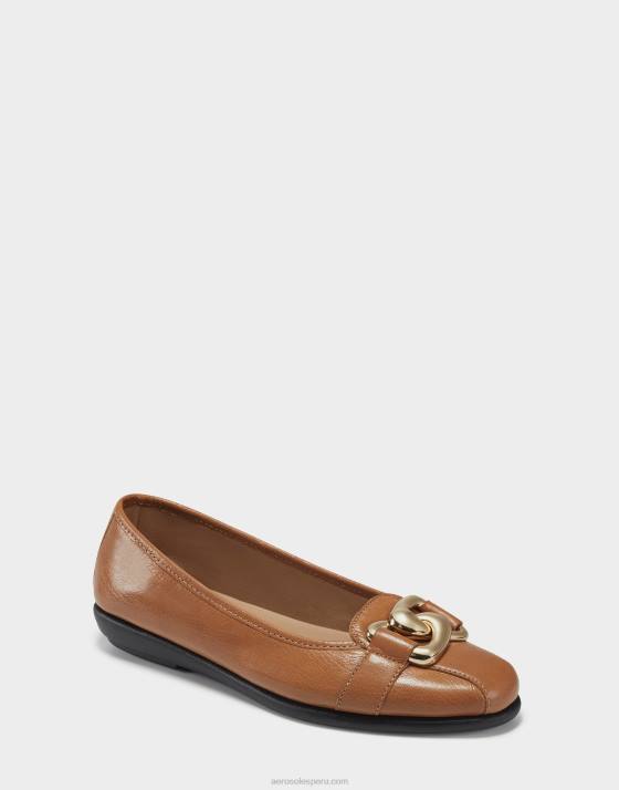 cuero bronceado de ballet Aerosoles F846243 mujer